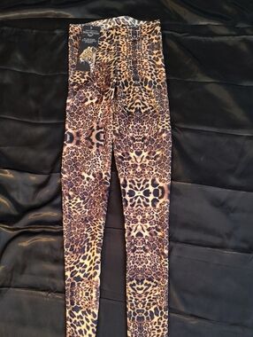 Spirit Hoods Velvet Leopard Print Leggings